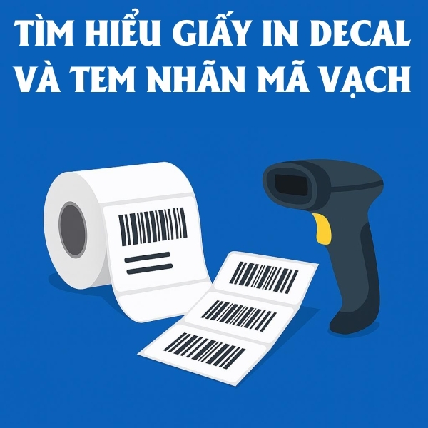 Tìm Hiểu Giấy In Decal và Tem Nhãn Mã Vạch - Phân Loại Ứng Dụng và Cách Chọn Mua