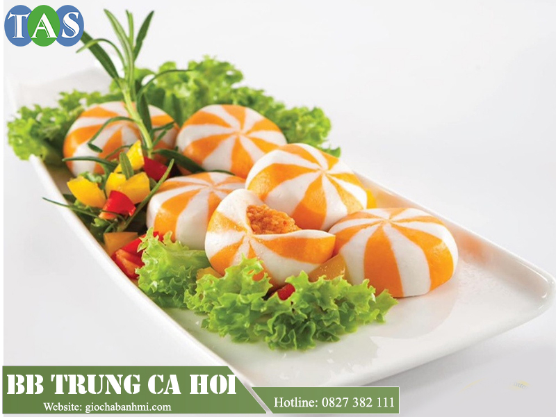 hình ảnh bánh bao trứng cá