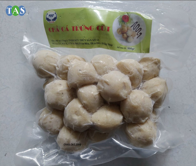 cá viên trứng cút mỹ sa bịch 500g