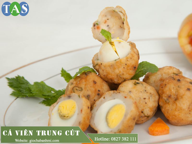một hình ảnh quen thuộc của món chả cá trứng cút