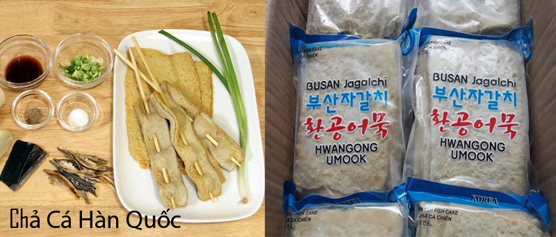 món chả cá hàn quốc