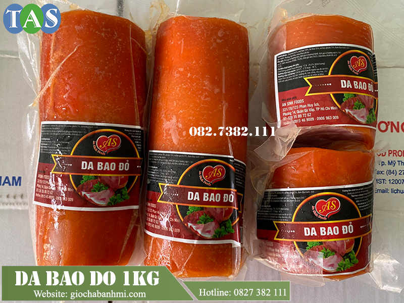 da bao đỏ loại 2 dạng nguyên khối