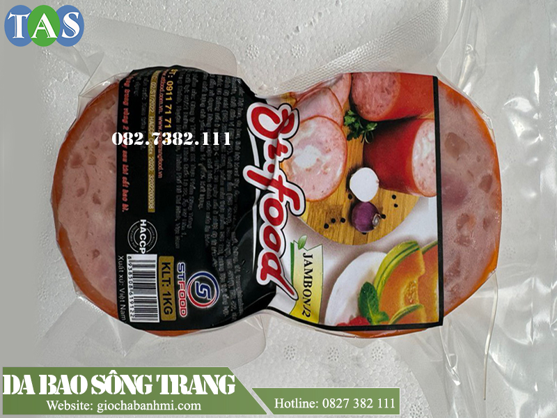 da bao đỏ xắt lát sẵn nhãn hiệu Sông Trăng