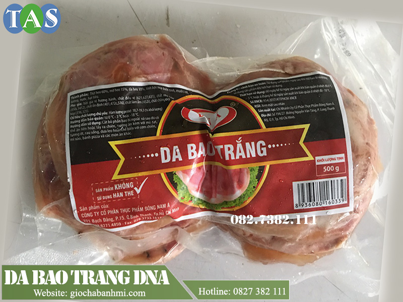 da bao trắng loại 2 nhãn hiệu Đông Nam Á