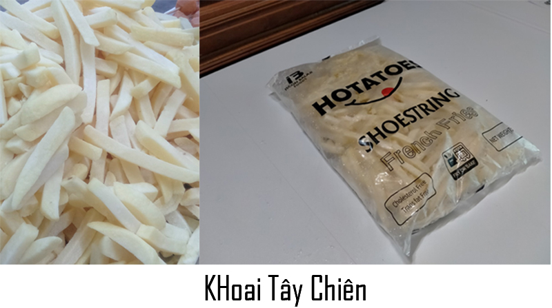 món khoai tây chiên giòn